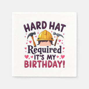 Harthut erforderlich Es ist mein Geburtstag c Serviette