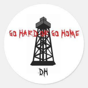 Harthutsticker Runder Aufkleber