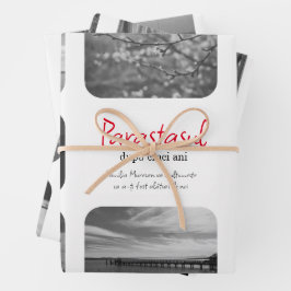 Hartie pentru ambalat comemorativ geschenkpapier set