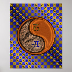 Hartkorn und Holzochse Poster