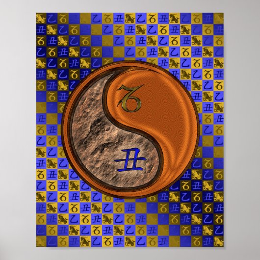 Hartkorn und Holzochse Poster (Vorne)