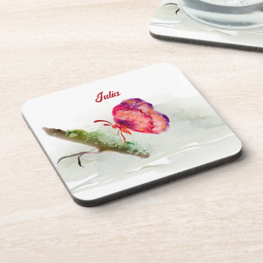 Hartkunststoff-Untersetzer Getränkeuntersetzer (Linke Seite)