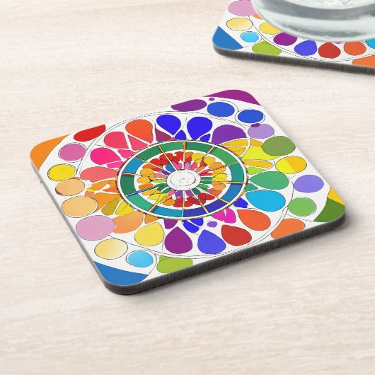 Hartkunststoff-Untersetzer Getränkeuntersetzer (Linke Seite)