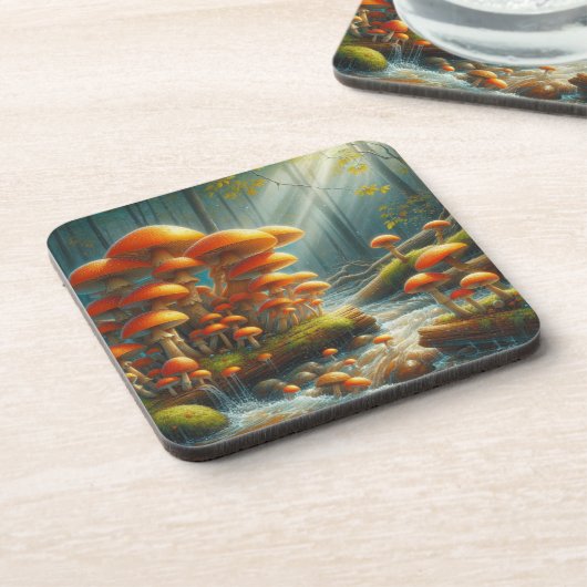 Hartkunststoff-Untersetzer Getränkeuntersetzer (Linke Seite)