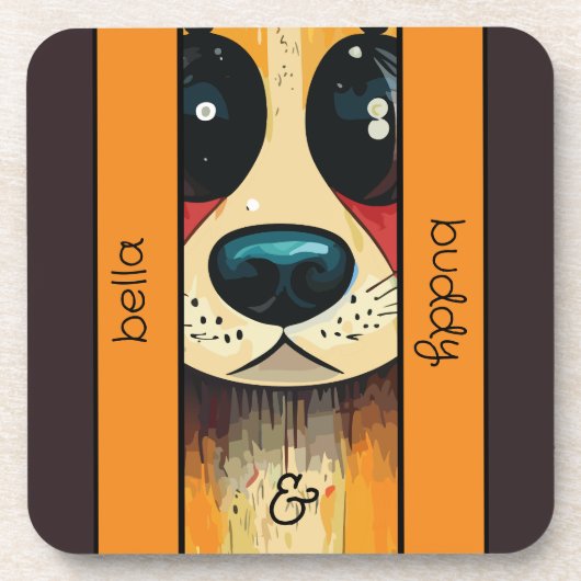 Hartkunststoff-Untersetzer Getränkeuntersetzer (Vorderseite)