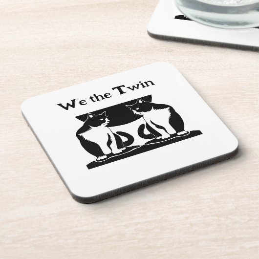 Hartkunststoff-Untersetzer Getränkeuntersetzer (Linke Seite)