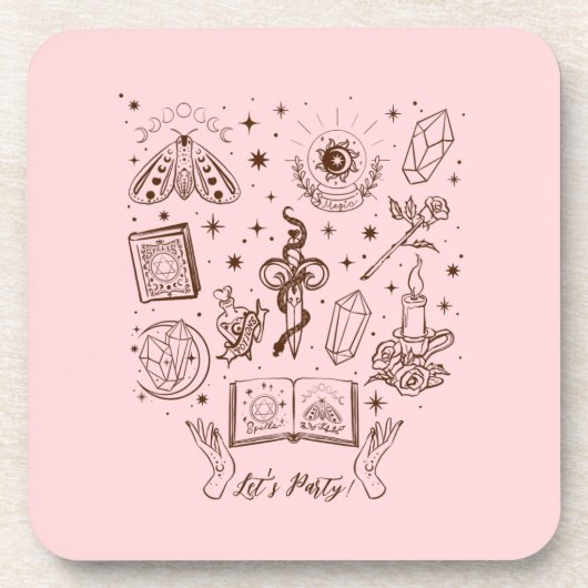 Hartkunststoff-Untersetzer Getränkeuntersetzer (Vorderseite)