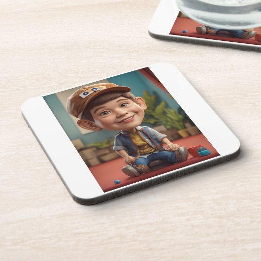 Hartkunststoff-Untersetzer Getränkeuntersetzer (Linke Seite)