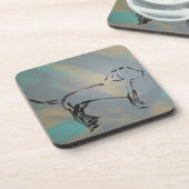 Hartkunststoff-Untersetzer Getränkeuntersetzer (Linke Seite)