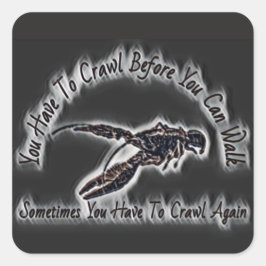 Hartkunststoff-Untersetzer Quadratischer Aufkleber