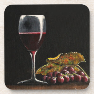 Hartkunststoff Untersetzer Weinglas