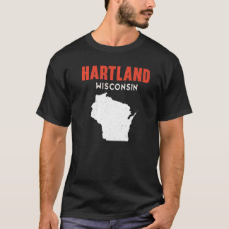 Hartland USA Staat America Travel Montanan Helena T-Shirt
