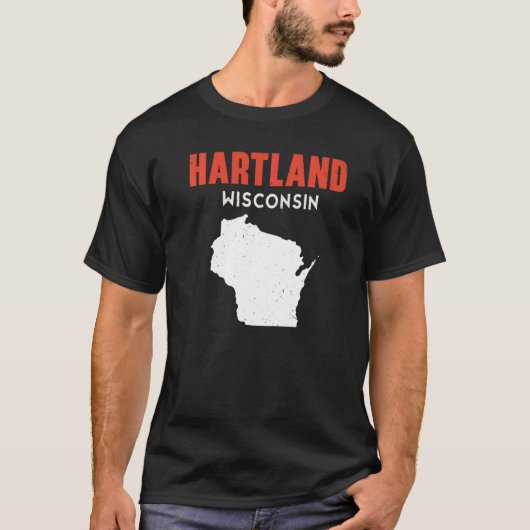 Hartland USA Staat America Travel Montanan Helena T-Shirt (Vorderseite)