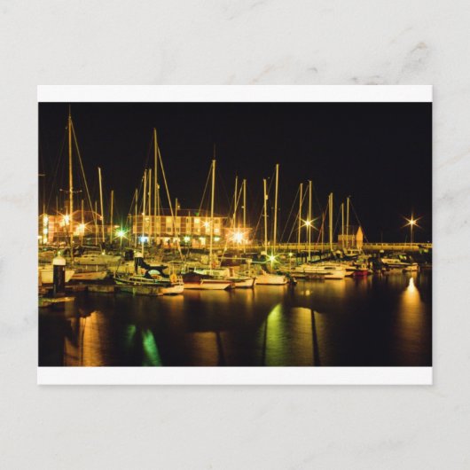Hartlepool Marina #1 Postkarte (Vorderseite)