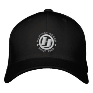 Hartley Acres / Black Cap Bestickte Kappe