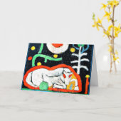 Hartley - Berlin Series No. 2, Karte (Gelbe Blume)