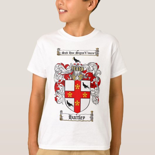HARTLEY FAMILIENWAPPEN - HARTLEY WAPPEN T-Shirt (Vorderseite)