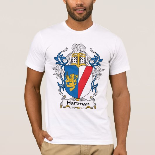 Hartman Familienwappen T-Shirt (Vorderseite)