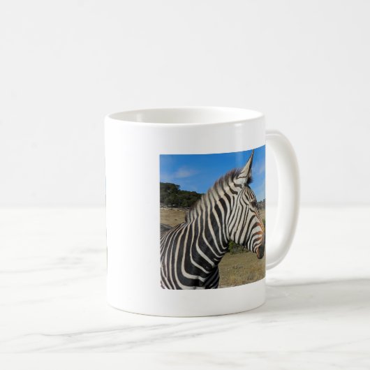 Hartmanns Zebra-Profil bei Fossil Rim Kaffeetasse (VorderseiteRechts)