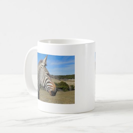 Hartmanns Zebra-Profil bei Fossil Rim Kaffeetasse (Vorderseite Links)