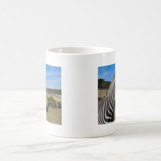 Hartmanns Zebra-Profil bei Fossil Rim Kaffeetasse (Mittel)