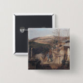 Hartmanswillerkopf, Ansicht von Roche-Sermet, 1915 Button (Vorne & Hinten)