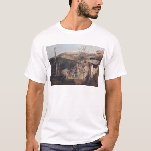 Hartmanswillerkopf, Ansicht von Roche-Sermet, 1915 T-Shirt (Vorderseite)