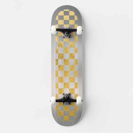 Hartmetall-Schachbrett Skateboard (Vorderseite)