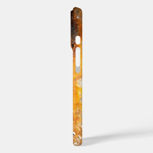 Hartmetalloberfläche mit Peeling Case-Mate iPhone Hülle (Rückseite / Links)