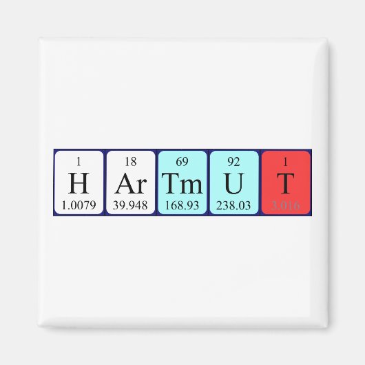 Hartmut Periodenmagnet Magnet (Vorne)
