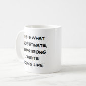 hartnäckig kaffeetasse (Vorderseite Links)