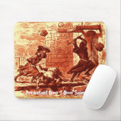 Hartnäckige Tür-Verkäufer der Tür-2 Mousepad (Mit Mouse)