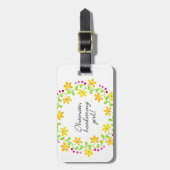 Hartnäckiger eigensinniger Mädchen Austen Stolz u. Gepäckanhänger (Vorderseite vertikal)