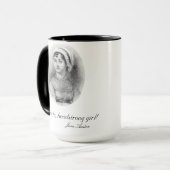 Hartnäckiges, eigensinniges Mädchen! Tasse (Vorderseite Links)