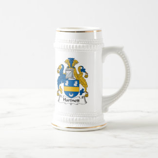 Hartnett Familienwappen Bierglas