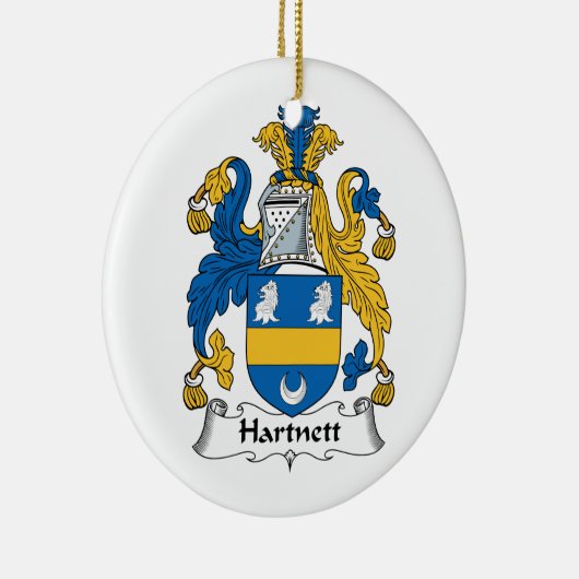 Hartnett Familienwappen Keramik Ornament (Rechts)