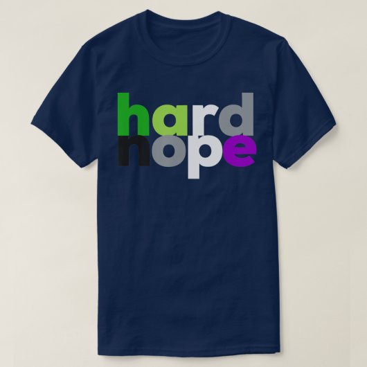 Hartnope Aroace Pride LGBQ LGB Aro Ace Aromantic T-Shirt (Design vorne)