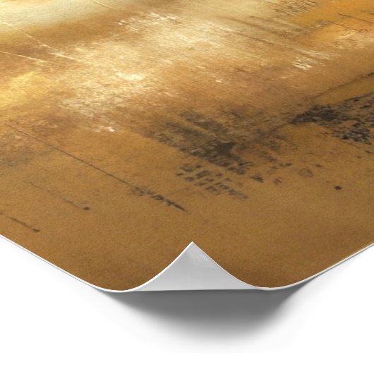 Hartpastel Zeichnend Boote Wasser Poster (Ecke)