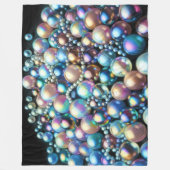 HartpastellPerlen Iridescent Beads Fleecedecke (Vorderseite)