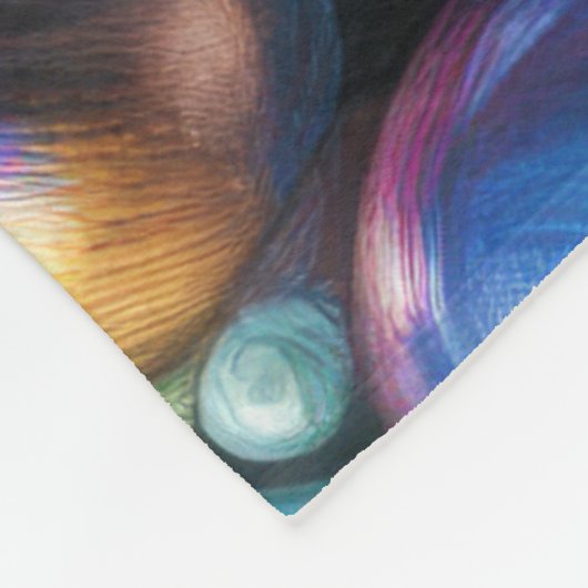 HartpastellPerlen Iridescent Beads Fleecedecke (Ecke)