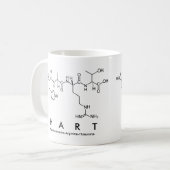 Hartpeptid-Namen-Tasse Kaffeetasse (Vorderseite Links)