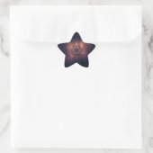 Hartplastik-Untersetzer Stern-Aufkleber (Tasche)