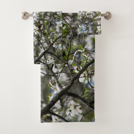 Hartriegel-Blumen-Blüten Badhandtuch Set (Insitu)