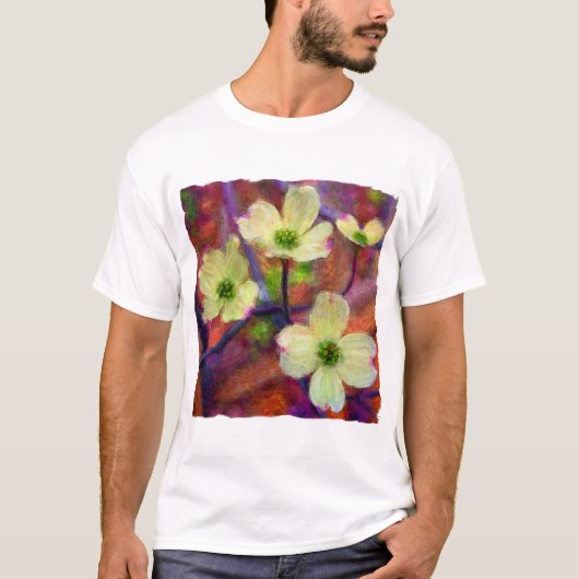 Hartriegel-Blumen-T - Shirt (Vorderseite)