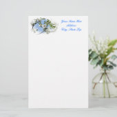 Hartriegel-Blüte stationär Briefpapier (Stehend Vorderseite)