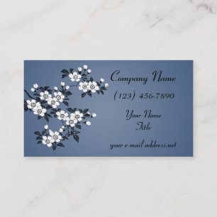 Hartriegel-Blüten Visitenkarte