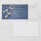 Hartriegel-Blüten Visitenkarte (Vorne/Hinten)