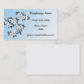 Hartriegel-Blüten Visitenkarte (Vorne/Hinten)