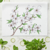 Hartriegel Geschirrtuch (Gefaltet)