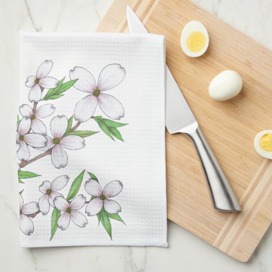 Hartriegel Geschirrtuch (Viertel Falte)